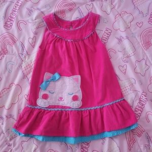 Girls velvety corduroy dress